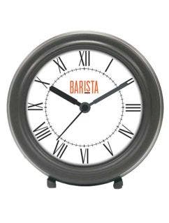 Barista Table Clock