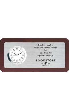 Book Store Table Clock