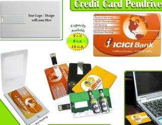 Credit Card Shape Pendrive-4GB