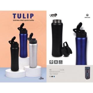 Tulip Stainless Steel Sports Bottle 