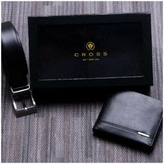 Classic Century Coin Wallet + Belt Gift Set