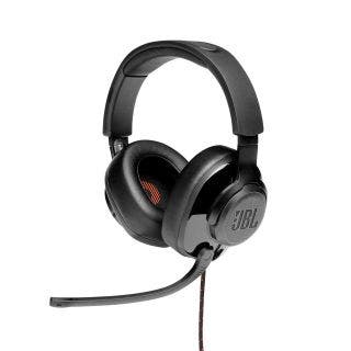 JBL Quantum 200 Wired Over-Ear Gaming Headset with Flip-up Mic