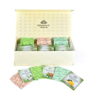 Organic India Cuppa Gift Box, 60 Tea Bags