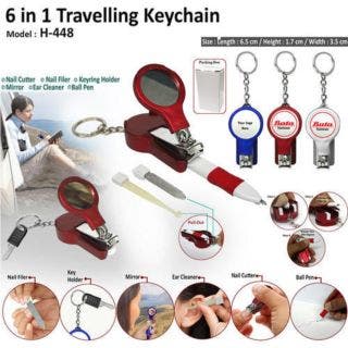 6 in 1 Travelling Keychain