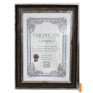 Certificate With Frame - CF 10