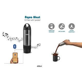 Aqua Blast SS Flask With Speaker 