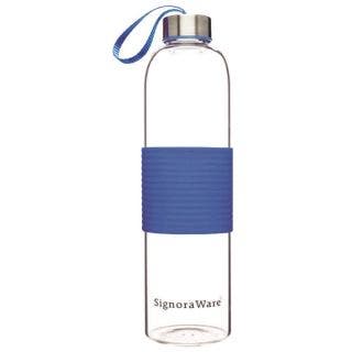 Signoraware Aqua Star Bottle, 750 ML with silicon Sleeve, Blue