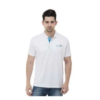 Verbose Customized Bone Polo T -Shirt White