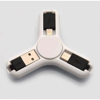 3 In 1 Data Cable With Spinner  