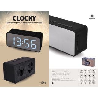 Clocky Bluetooth Speaker & Mirrored Alarm Clock (5W) Urban Gear