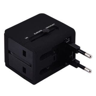 Cube Worldwide Travel Adapter with 2usb (2100ma) & case - Urban Gear