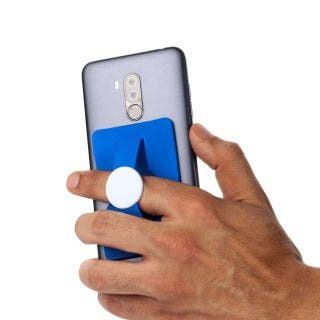 Silicon Mobile Wallet With Finger Slit Smart Branding Area 