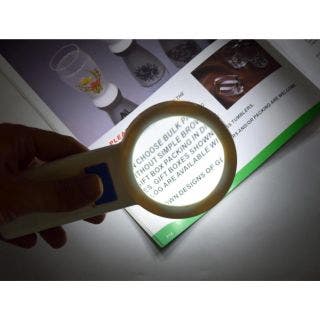 Power Plus 5 LED Magnifier (New Model) (Works On 2xAA Batteries Only)       E25