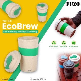 EcoBrew Eco Friendly Wheat Straw Mug - Fuzo