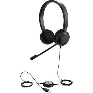 Jabra Evolve 20 UC Stereo Wired Headset Music Headphones