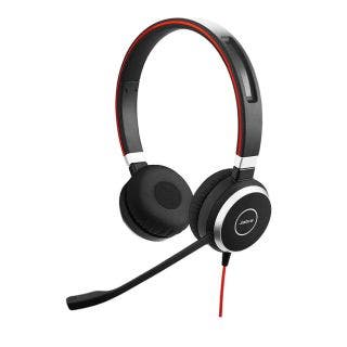 Jabra Evolve 40 MS Over- Ear Stereo Headphones With Mic