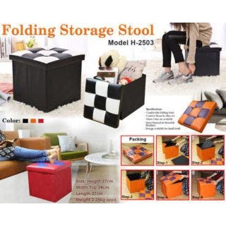 Folding Pu Stool