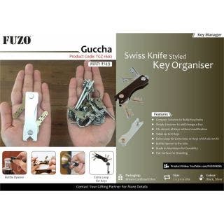 Guccha Swiss Knife Styled Key Organiser Fuzo