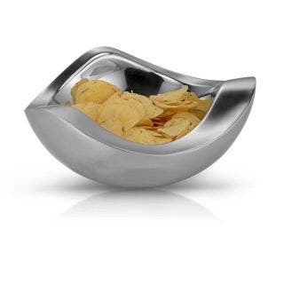 Wave Double Wall Fruit Bowl SS