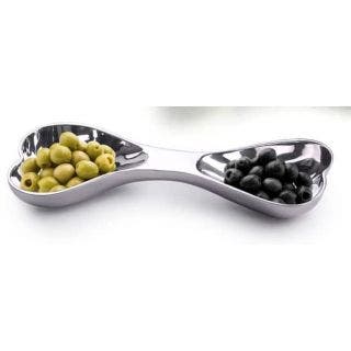 Stainless Steel Dual Candy Server In Gift Box