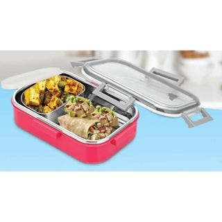 Sigma Poly-Steel Slim Lunch box (Made Of Polycarbonate And Steel Unbreakable