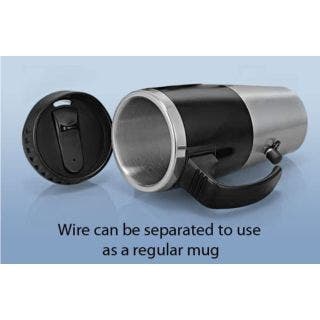 Car Heater Mug: With Car Usb Charger 450Ml