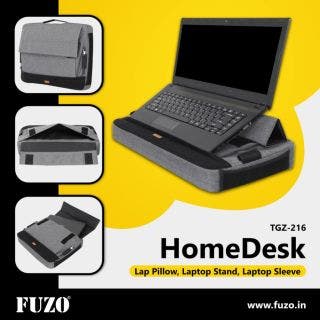 HomeDesk Lap Pillow, Laptop Stand & Laptop Sleeve - Fuzo