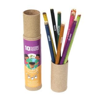 10 Colouring Seed Pencils BioQ