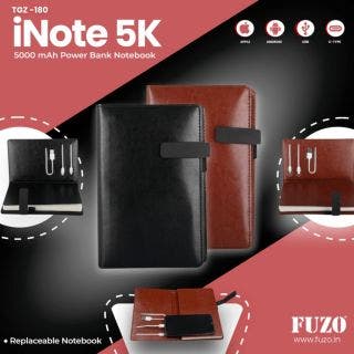 iNOTE 5k 5000 MAh Power Bank Notebook - Fuzo