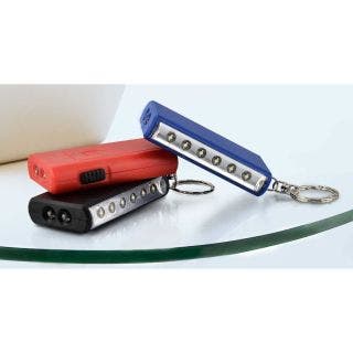 Keychain With Torch And 6 LED Lamp