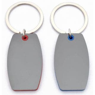 Barrel Shape Keychain With Highlights