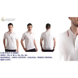 UCB Polo Collar Tipping T-Shirt