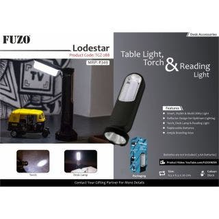 Lodestar Table Light, Torch & Reading Light - Fuzo