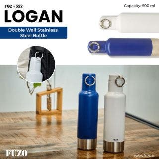 Logan Double Wall Stainless Steel Bottle - Fuzo