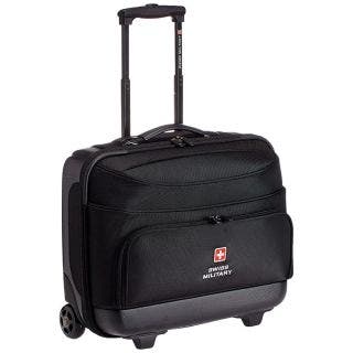 Swiss Military 15.4 inch 45 Ltrs Black Laptop Trolley Bag (LTB-2)