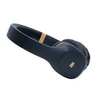 Mi Super Bass Wireless Headphones with Mic, Pressure-less Ear Muff, Black & Gold