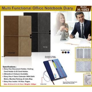 Multi Functional Notebook Diary