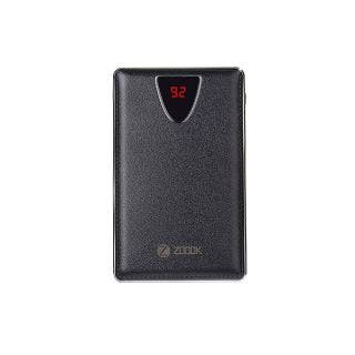 PBS10C 10000mAH Triple USB Power Bank with Sleek Metal Design & Digital Power Indicator Zoook