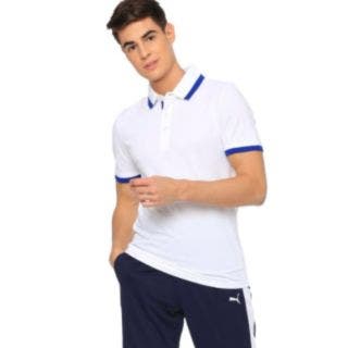 PUMA ESS Pique Tipping Polo T-Shirt 