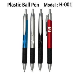 Promotional Plastic And Metal Clip Ball Pen