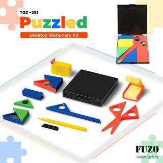 Puzzled Desktop Stationery Kit Fuzo