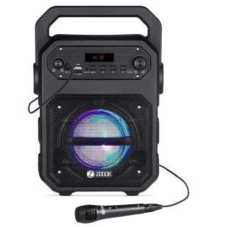 Rocker Thunder 20 watts Bluetooth Party Speaker with Karaoke Mic/TF/FM/LED/USB/Party Speaker Zoook