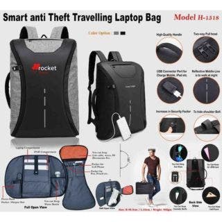 Anti Theft Travelling Laptop Bag