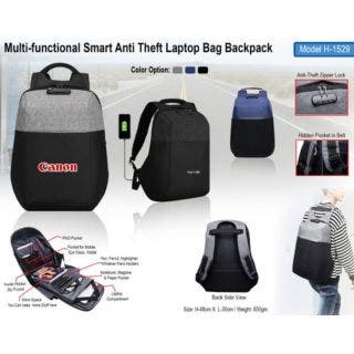 Multi-Functional Smart Anti Theft Laptop Bag Backpack