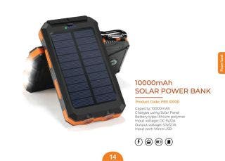 Solar Power Bank 10000mAh