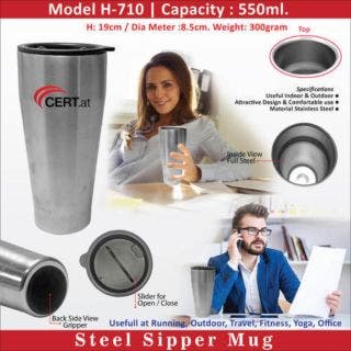 Steel Sipper Mug 