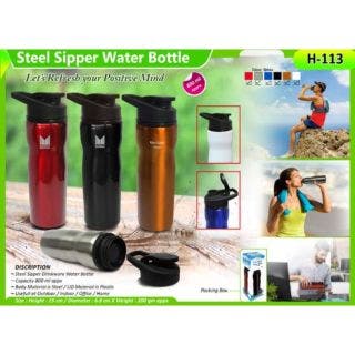 Steel Sipper Water Bottle