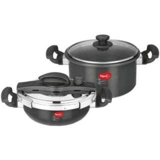 Pigeon Swift Junior Pack 4 L, 2 L Induction Bottom Pressure Cooker