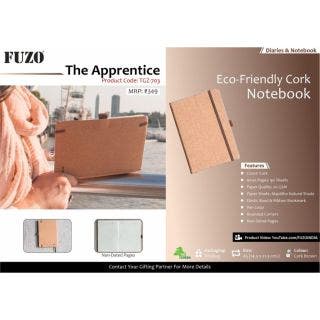 The Apprentice Eco-Friendly Cork Notebook - Fuzo