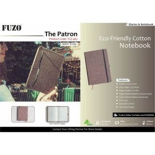 The Patron Eco-Friendly Cotton Notebook - Fuzo